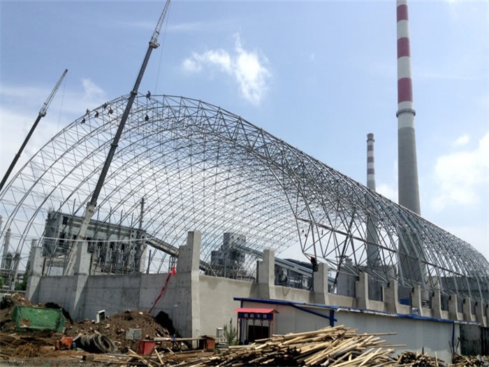 黑龙江煤机油桶翘工程网架